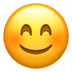 Apple Smiling Face With Smiling Eyes Emoji