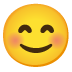 Google Smiling Face With Smiling Eyes Emoji