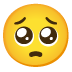 Google Pleading Face Emoji