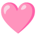 Apple Pink Heart Emoji