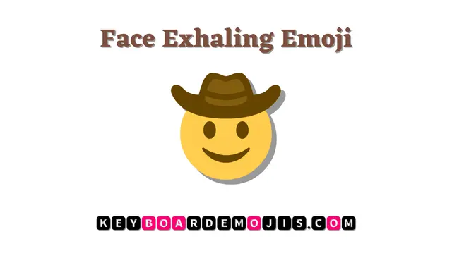 😮‍💨 Face Exhaling Emoji