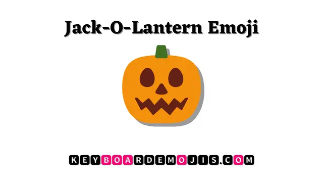 🎃 Jack-O-Lantern Emoji