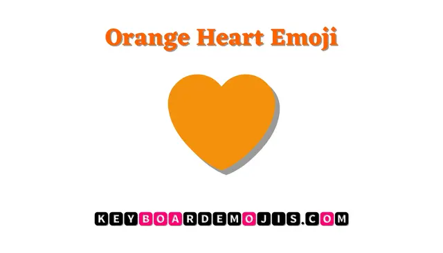 🧡 Orange Heart Emoji
