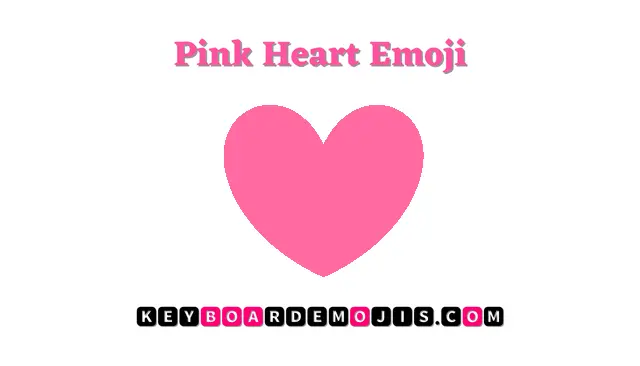 🩷 Pink Heart Emoji
