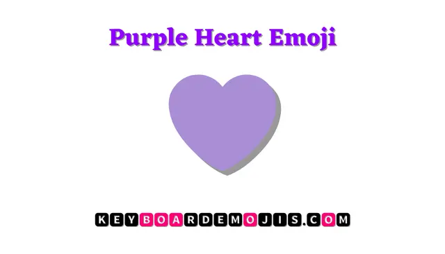 💜 Purple Heart Emoji