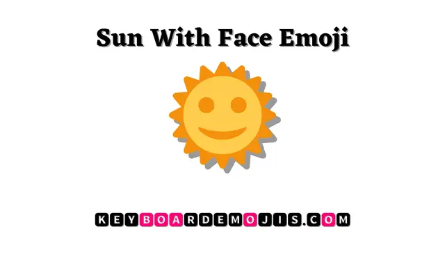 🌞 Sun With Face Emoji
