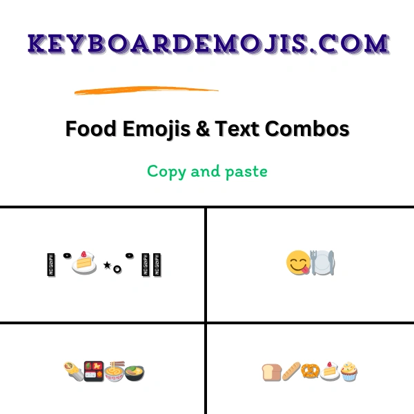 Food Emoji Combos: | ‎⟡🍽️₊˚⊹♡ ‧₊˚ ⋅ 𓐐𓎩 ‧₊˚ ⋅ | Copy & Paste